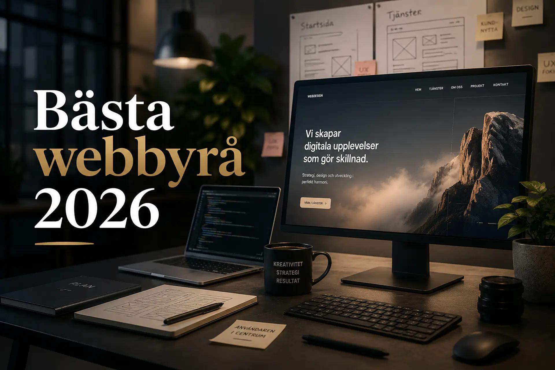 Bästa webbyrå 2026 – The Generation, Rawdesigns eller Entire Nordic AB?